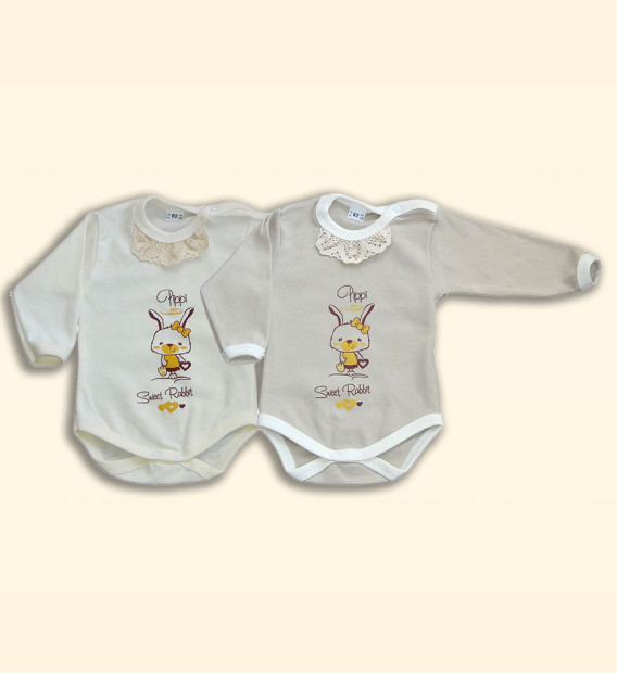 Body z długim rekawem Kolekcja ECO Rabbit