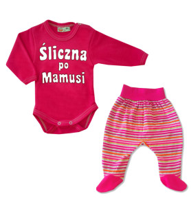 Komplet body + półśpioch Śliczna