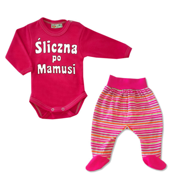 Komplet body + półśpioch Śliczna
