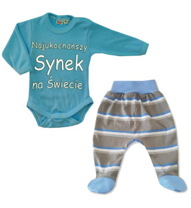 Komplet body + półśpioch Synek