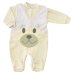 Komplet śpioch + kaftan bawełniany Miś 3D