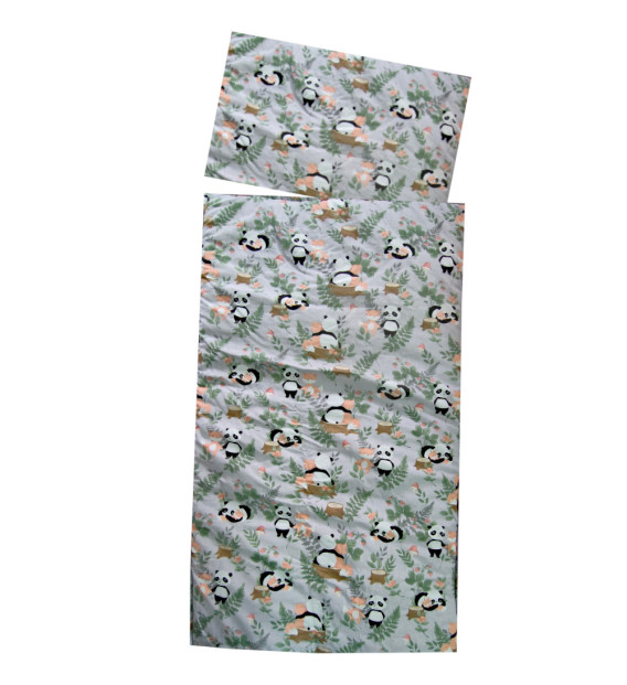 Komplet pościelowy Panda i Lis 120/80 cm