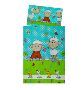 Komplet pościelowy Owieczki 120/80 cm Komplet pościelowy Owieczki 120/80 cm