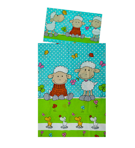 Komplet pościelowy Owieczki 120/80 cm