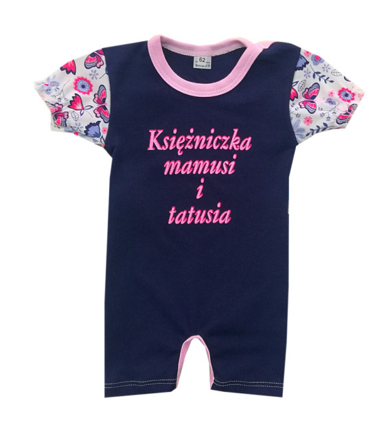 Rampers  krótki rękaw Księżniczka Folk