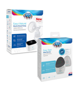 Zestaw laktator elektryczny Easy&Natural + niania elektroniczna EasyStart GRATIS!
